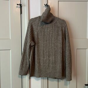H&M turtle neck side slit sweater